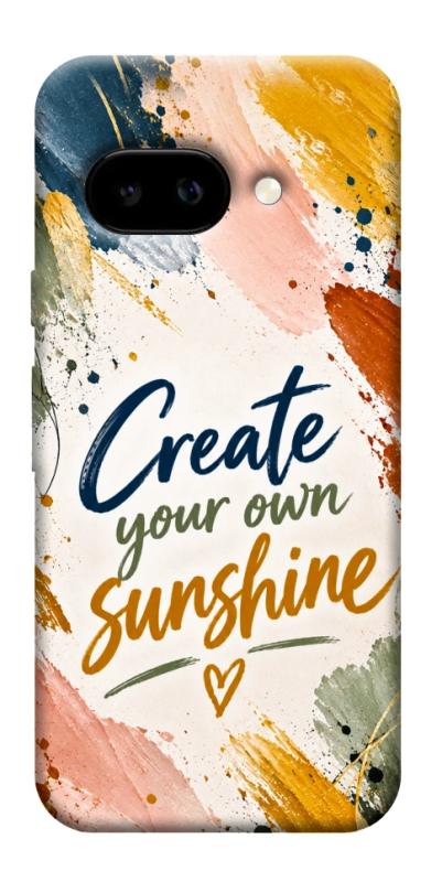 Чехол itsPrint Create sunshine для Google Pixel 9a, надписи, купить оптом с доставкой