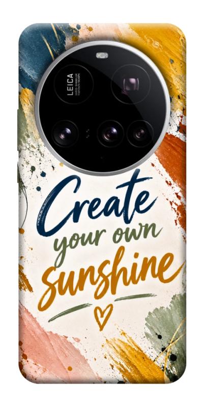 Чохол itsPrint Create sunshine для Xiaomi 15 Ultra, написи, купити оптом з доставкою