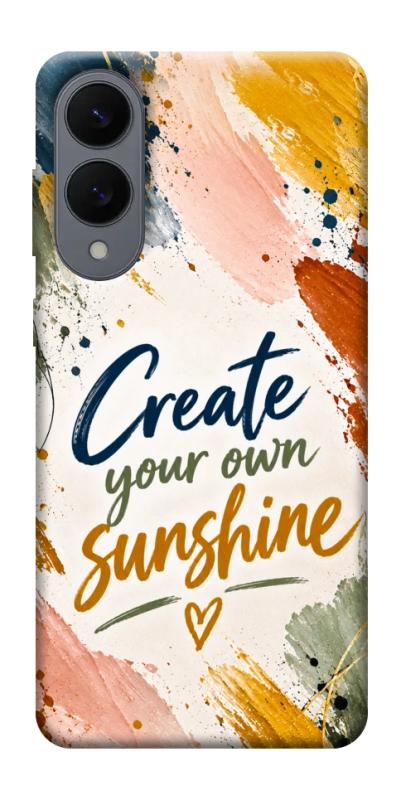 Чохол itsPrint Create sunshine для Samsung Galaxy S25 Edge, написи, купити оптом з доставкою
