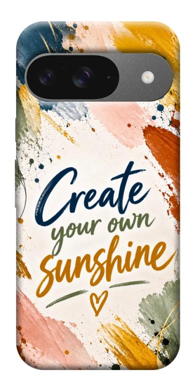 Чехол itsPrint Create sunshine для Google Pixel 10, надписи, купить оптом с доставкой