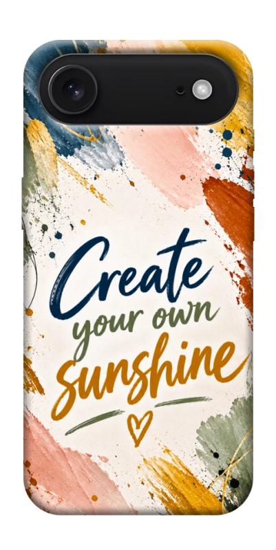 Чехол itsPrint Create sunshine для Apple iPhone 17 Air (6.5"), надписи, купить оптом с доставкой