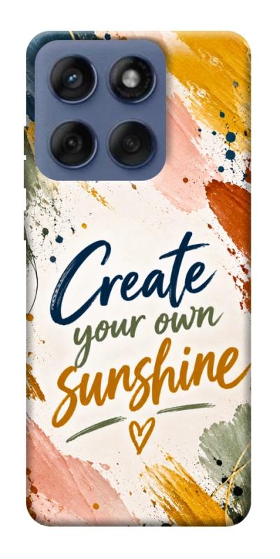Чохол itsPrint Create sunshine для Motorola Edge 60 Fusion, написи, купити оптом з доставкою