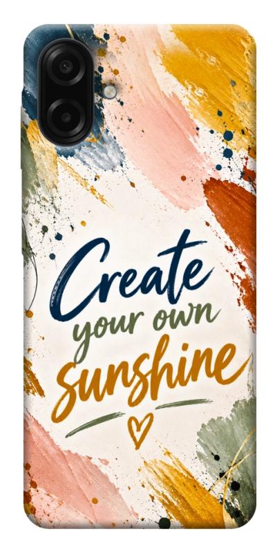Чехол itsPrint Create sunshine для Samsung Galaxy A07, надписи, купить оптом с доставкой