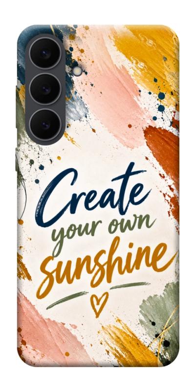 Чохол itsPrint Create sunshine для Samsung Galaxy S25 FE, написи, купити оптом з доставкою