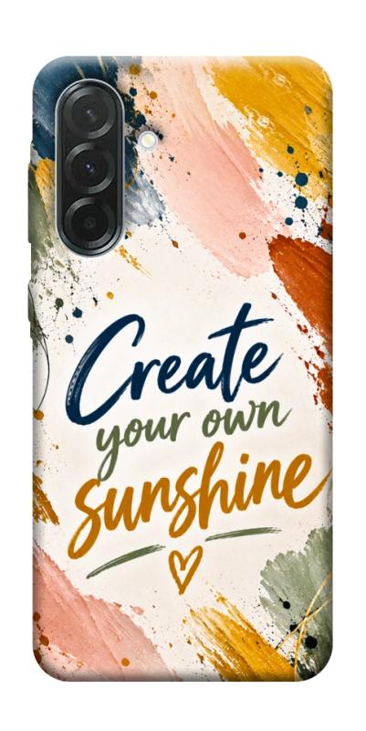 Чехол itsPrint Create sunshine для Samsung Galaxy A57 5G, надписи, купить оптом с доставкой