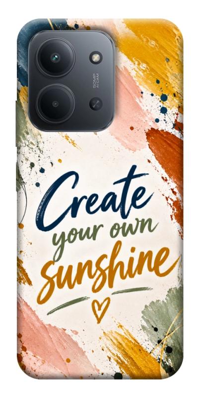 Чохол itsPrint Create sunshine для Xiaomi Redmi 15C (EU), написи, купити оптом з доставкою