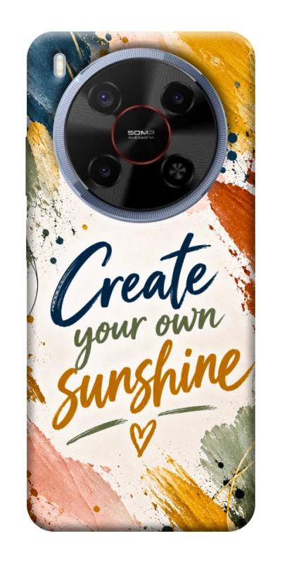 Чохол itsPrint Create sunshine для ZTE Nubia V70 Max, написи, купити оптом з доставкою