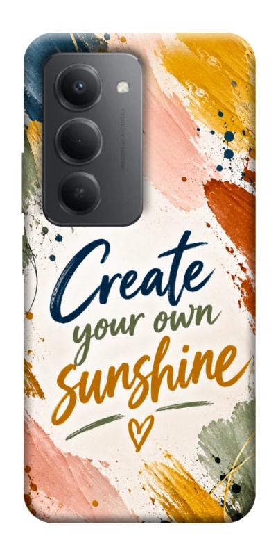 Чохол itsPrint Create sunshine для Xiaomi Redmi 15 4G (Global) / 5G, написи, купити оптом з доставкою