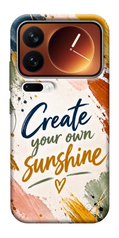 Чохол itsPrint Create sunshine для Xiaomi 17 Pro Max, написи, купити оптом з доставкою