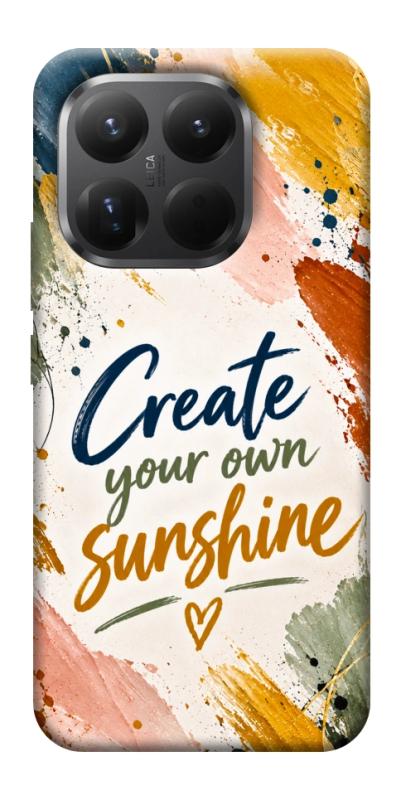 Чохол itsPrint Create sunshine для Xiaomi 15T Pro, написи, купити оптом з доставкою