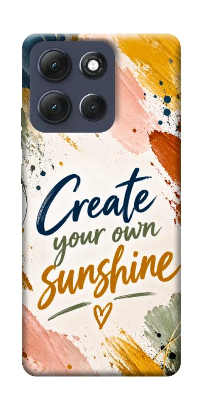 Чохол itsPrint Create sunshine для Motorola Moto G86 Power, написи, купити оптом з доставкою