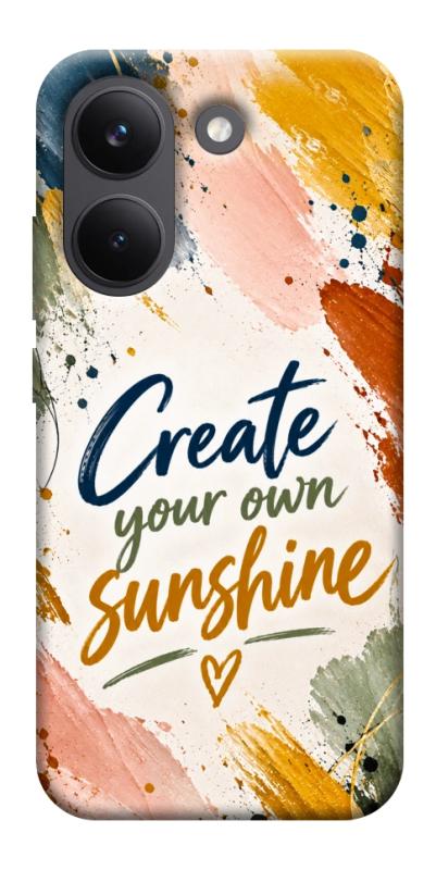 Чохол itsPrint Create sunshine для Xiaomi Poco X8 Pro, написи, купити оптом з доставкою