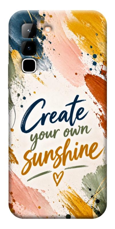 Чехол itsPrint Create sunshine для Infinix Hot 70, надписи, купить оптом с доставкой