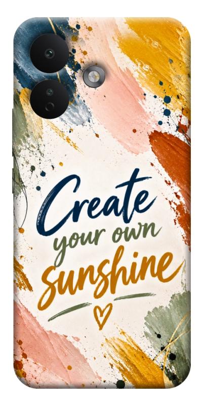 Чохол itsPrint Create sunshine для Xiaomi Redmi Note 17 Pro, написи, купити оптом з доставкою