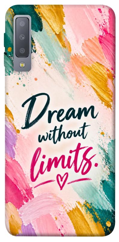 Чохол itsPrint Dream without limits для Samsung A750 Galaxy A7 (2018), написи, купити оптом з доставкою