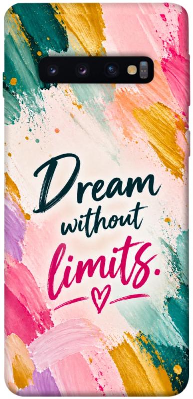 Чохол itsPrint Dream without limits для Samsung Galaxy S10, написи, купити оптом з доставкою