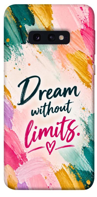 Чехол itsPrint Dream without limits для Samsung Galaxy S10e, надписи, купить оптом с доставкой