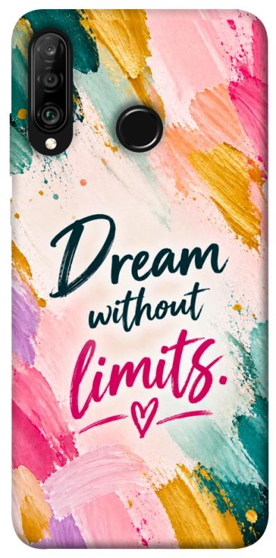 Чохол itsPrint Dream without limits для Huawei P30 lite, написи, купити оптом з доставкою