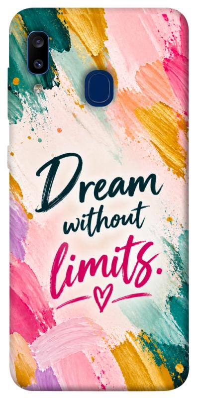 Чохол itsPrint Dream without limits для Samsung Galaxy A20 / A30, написи, купити оптом з доставкою