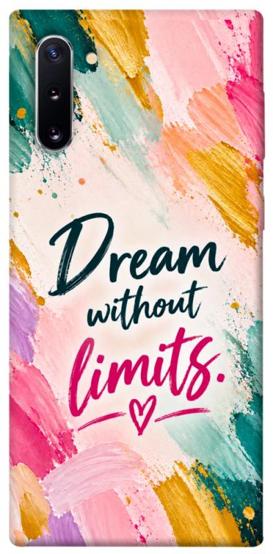 Чехол itsPrint Dream without limits для Samsung Galaxy Note 10, надписи, купить оптом с доставкой