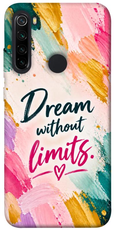 Чехол itsPrint Dream without limits для Xiaomi Redmi Note 8, надписи, купить оптом с доставкой