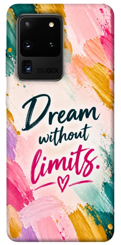 Чохол itsPrint Dream without limits для Samsung Galaxy S20 Ultra, написи, купити оптом з доставкою