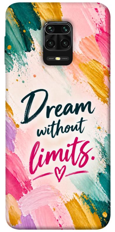 Чехол itsPrint Dream without limits для Xiaomi Redmi Note 9s / Note 9 Pro / Note 9 Pro Max, надписи, купить оптом с доставкой