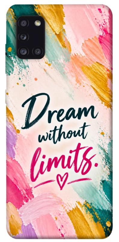 Чехол itsPrint Dream without limits для Samsung Galaxy A31, надписи, купить оптом с доставкой