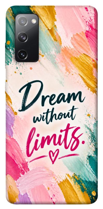 Чохол itsPrint Dream without limits для Samsung Galaxy S20 FE, написи, купити оптом з доставкою