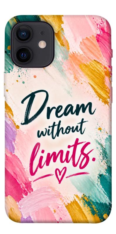 Чехол itsPrint Dream without limits для Apple iPhone 12 mini (5.4"), надписи, купить оптом с доставкой