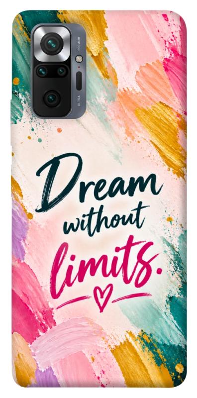 Чехол itsPrint Dream without limits для Xiaomi Redmi Note 10 Pro, надписи, купить оптом с доставкой