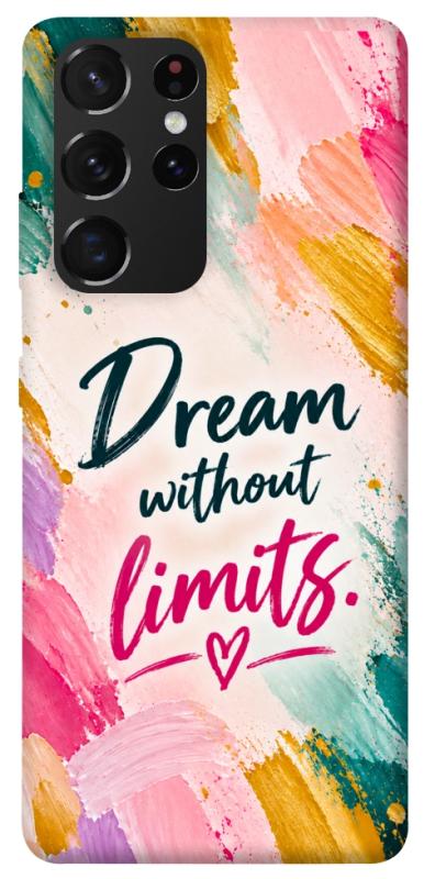 Чохол itsPrint Dream without limits для Samsung Galaxy S21 Ultra, написи, купити оптом з доставкою