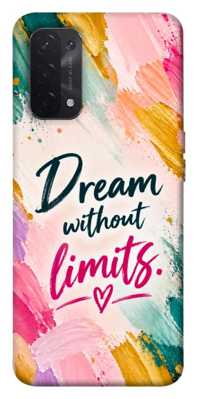 Чехол itsPrint Dream without limits для Oppo A54 4G, надписи, купить оптом с доставкой