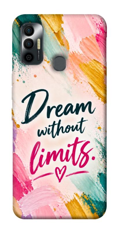 Чохол itsPrint Dream without limits для TECNO Spark 7, написи, купити оптом з доставкою