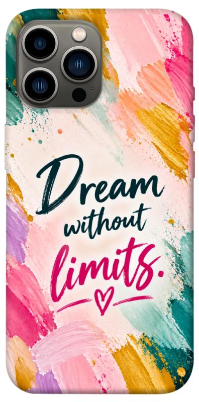 Чехол itsPrint Dream without limits для Apple iPhone 13 Pro Max (6.7"), надписи, купить оптом с доставкой