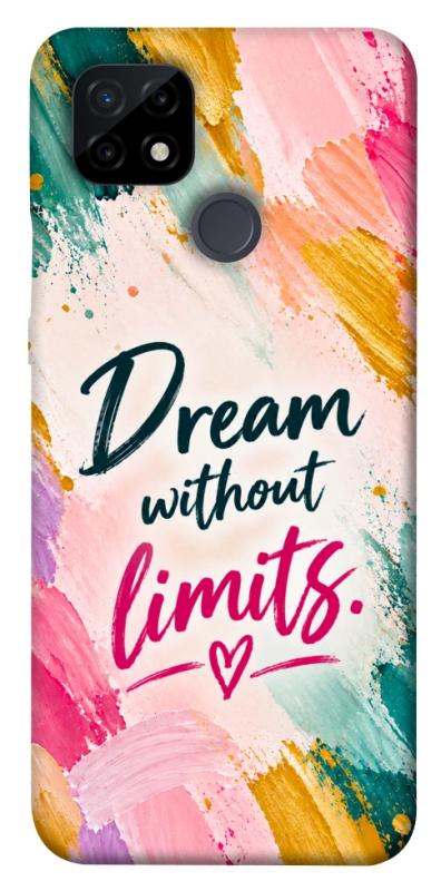 Чехол itsPrint Dream without limits для Realme C21, надписи, купить оптом с доставкой