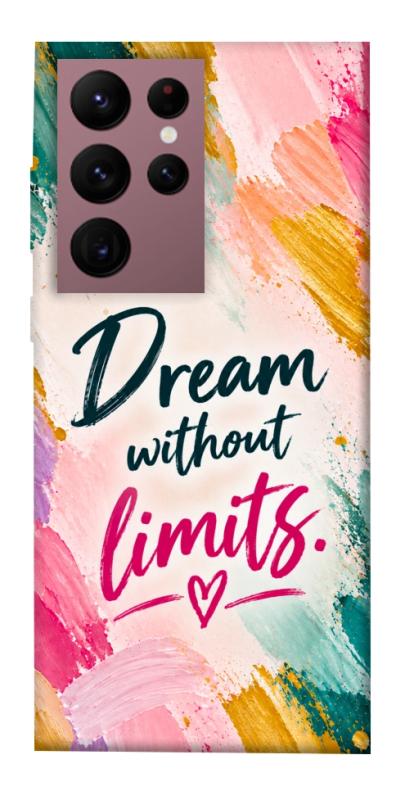 Чохол itsPrint Dream without limits для Samsung Galaxy S22 Ultra, написи, купити оптом з доставкою