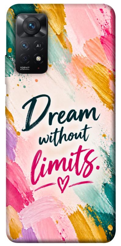 Чохол itsPrint Dream without limits для Xiaomi Redmi Note 11 Pro 4G/5G, написи, купити оптом з доставкою