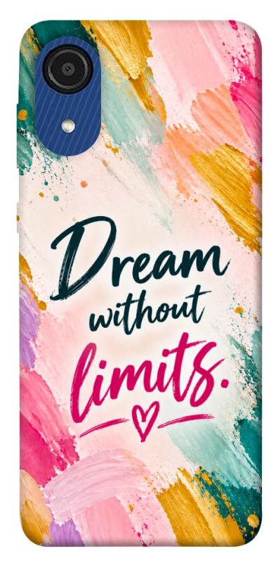 Чохол itsPrint Dream without limits для Samsung Galaxy A03 Core, написи, купити оптом з доставкою