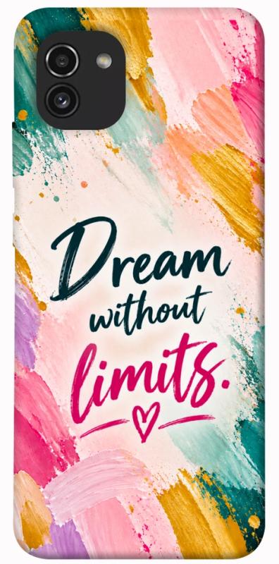 Чохол itsPrint Dream without limits для Samsung Galaxy A03, написи, купити оптом з доставкою