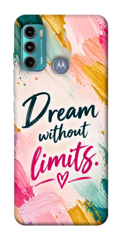 Чохол itsPrint Dream without limits для Motorola Moto G60, написи, купити оптом з доставкою