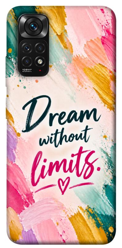 Чохол itsPrint Dream without limits для Xiaomi Redmi Note 11 (Global) / Note 11S, написи, купити оптом з доставкою