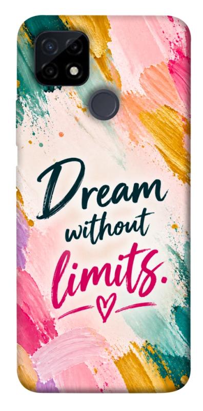 Чехол itsPrint Dream without limits для Realme C12, надписи, купить оптом с доставкой