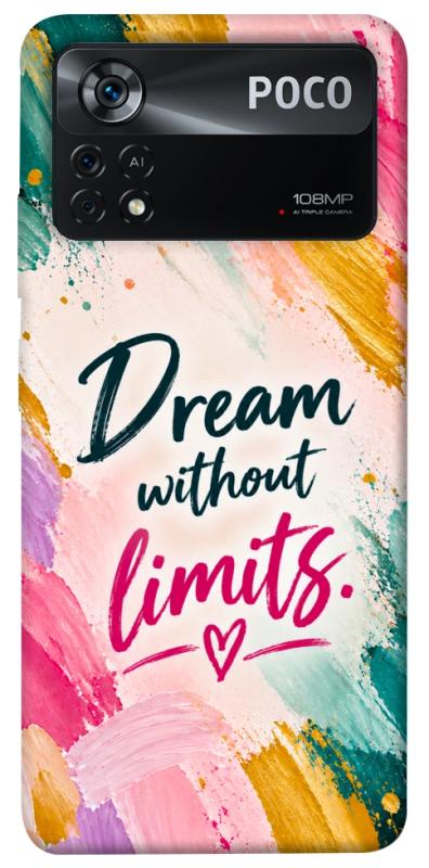 Чохол itsPrint Dream without limits для Xiaomi Poco X4 Pro 5G, написи, купити оптом з доставкою