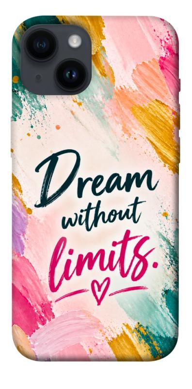 Чехол itsPrint Dream without limits для Apple iPhone 14 (6.1"), надписи, купить оптом с доставкой