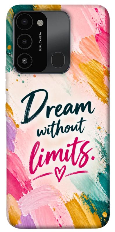 Чохол itsPrint Dream without limits для Tecno Spark Go 2022 (KG5m), написи, купити оптом з доставкою