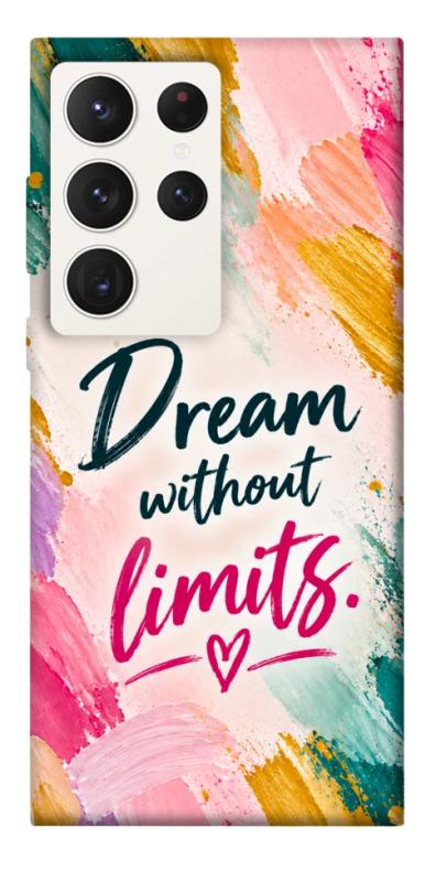 Чехол itsPrint Dream without limits для Samsung Galaxy S23 Ultra, надписи, купить оптом с доставкой