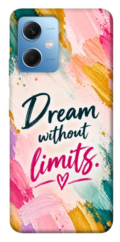 Чохол itsPrint Dream without limits для Xiaomi Redmi Note 12 5G, написи, купити оптом з доставкою
