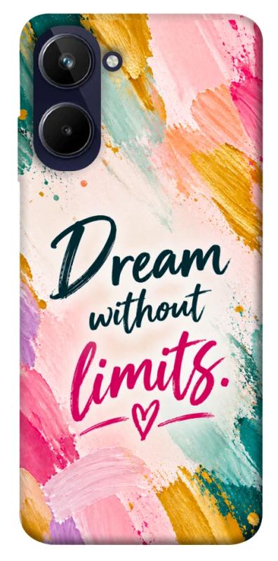 Чехол itsPrint Dream without limits для Realme 10 4G, надписи, купить оптом с доставкой