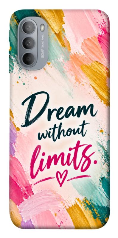 Чехол itsPrint Dream without limits для Motorola Moto G31, надписи, купить оптом с доставкой